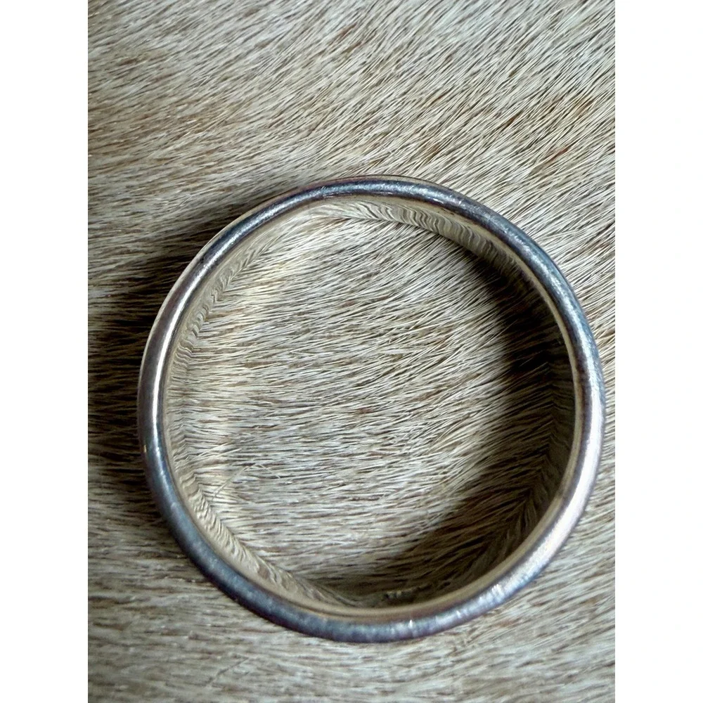 Vintage 925 Sterling Silver Celtic Knot Band Ring Oxidized Infinity Pattern 9.5